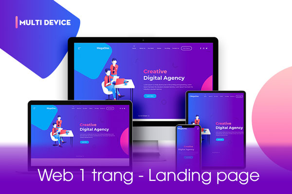 Thiết kế web 1 trang - Landing Page